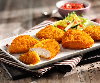 Hæhnchenschnitzel Paniert