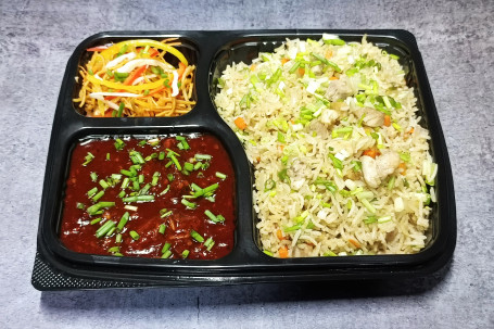 Chicken Fried Rice With A Choice Of Side Dish