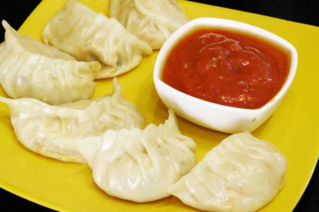 Veg Steamed Momos (5Pcs)