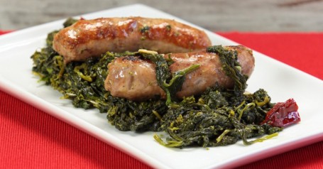 Pølse Og Broccoli Rabe