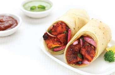 Chicken Bhuna Wrap