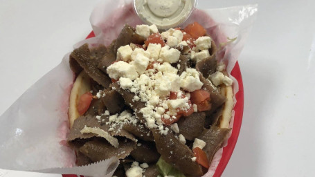 Gyro With Feta Cheese