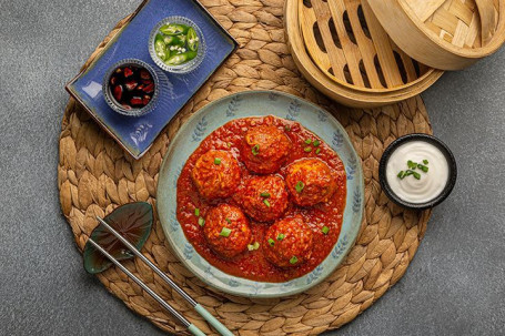 Veg Manchurian Momos Smidt I Sauce (6 Stk)