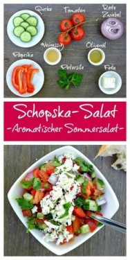 Tomaten-Gurken Salat