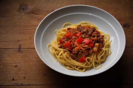 Ikke-Gluten Bolognese Pasta