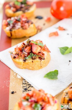 Vegansk Bruschetta