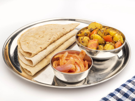 Aloo Jeera With Rotis Or Rice