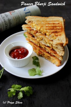 Fiery Paneer Sandwich