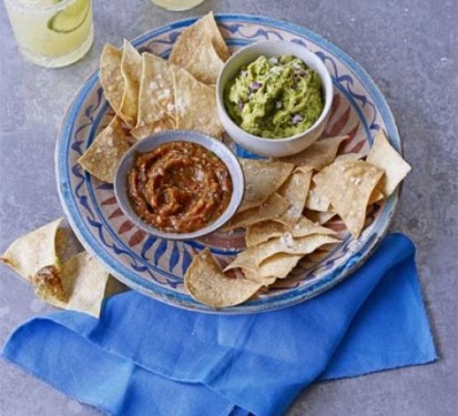 Nachos Med Guacamole