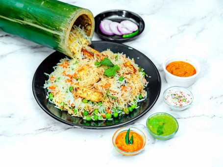 Bamboo Veg Hyderabdi Biryani [Serve 2]