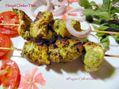 Kyckling Hariyali Kebab