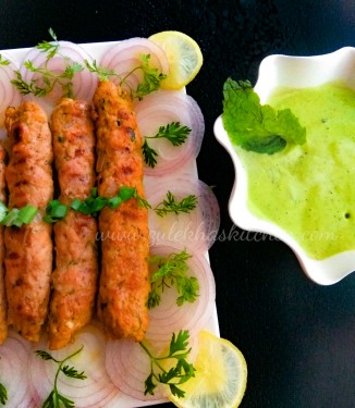 Kylling Seekh Kebab Sandwich