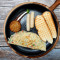 Breads With Egg Omelette And Sausage And Hash Brown Breakfast