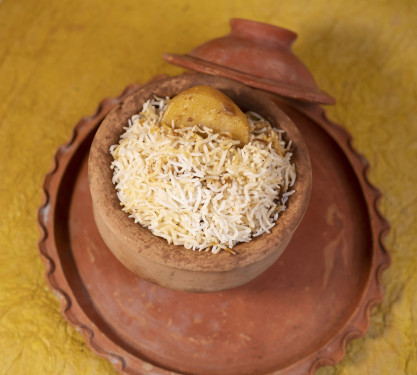 Aloo Biriyani With Murgh Chap Combo