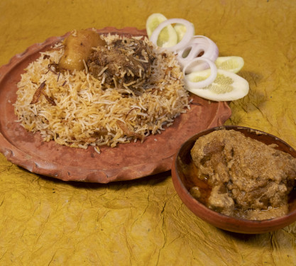 Mughal E Mutton Biriyani With Mughal E Chap