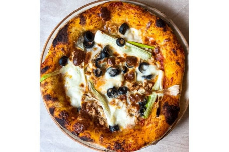 Barbeque Chicken Sourdough Pizza