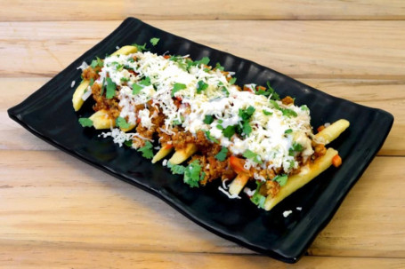 Chicken Keema Loaded French Fry