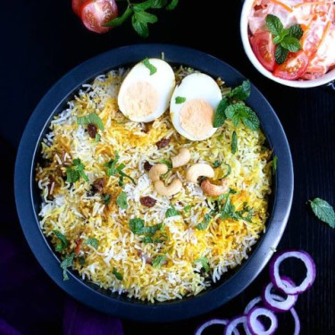 2Pc Chicken Egg Biryani [Combo]