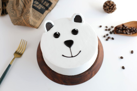 Cute Teddy Cake [Eggless]