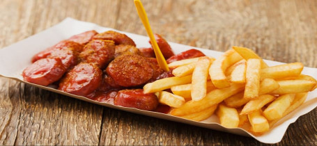 Curry Wurst With Fries