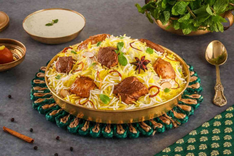 Do Gosht Ki Dum Biryani (Fårekylling Dum Biryani, 1 Servering)