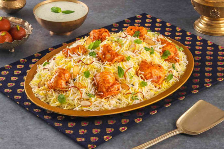 Murgh Tikka Kylling Tikka Dum Biryani, Serverer 4)