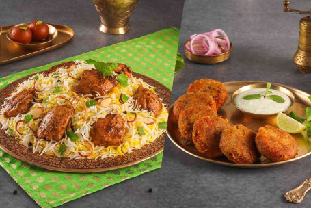 Kylling Biryani (Lazeez Bhuna Murgh, Serverer 2-3) Murgh Haleem Kebab (Serverer-2-3)