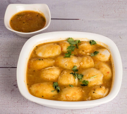 14 Ghee Idlis Sambar