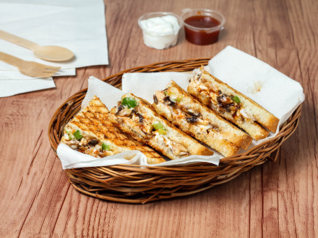 Barbeque Mushroom Sandwich