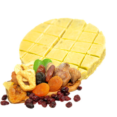 Dry Fruits Delight Kulfi Natural Slice