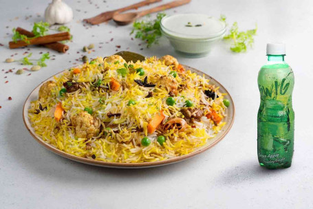 Veg Dum Biryani Drink Combo