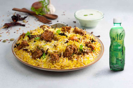 Fårekød Dum Biryani Drink Combo