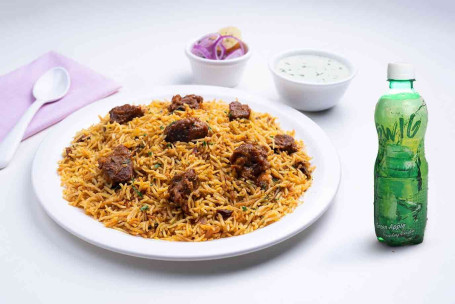 Hyderabadi Mutton Dum Biryani Drink Combo