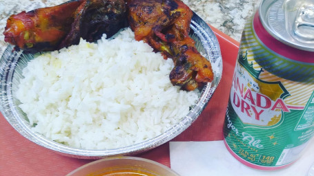 Lonche De Pollo Ala Braza/ Baked Chicken Lunch.