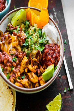 Vegan Mushroom Burrito Bowl