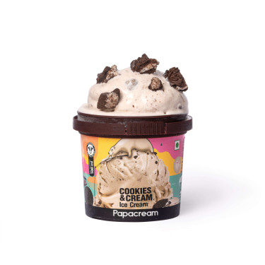 Papacream Cookies Cream Ice Cream 100 Ml