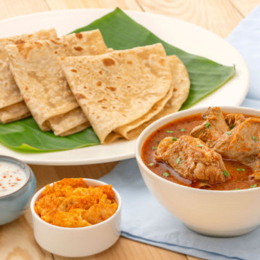 Speciel Ghar Ki Chicken Curry (Med Ben) Med Paratha