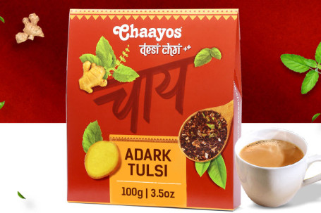 Krydret Assam Te Adrak Tulsi Chai (100 G)