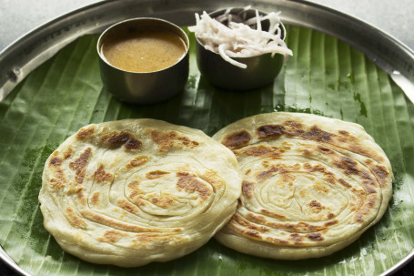 Parotta With Non-Veg Gravy (2 Nos)