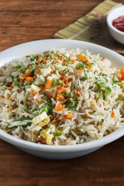 Veg Burnt Garlic Fried Rice Bowl