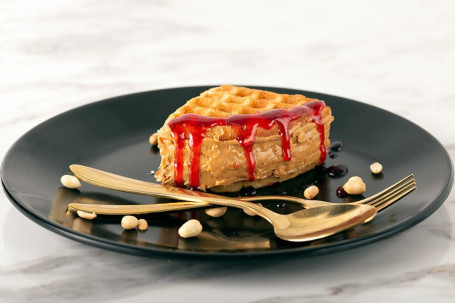 Chunky Peanut Butter Jelly Waffle