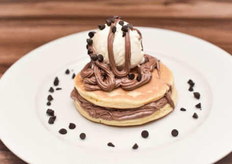 Nutella Mousse Pancakes