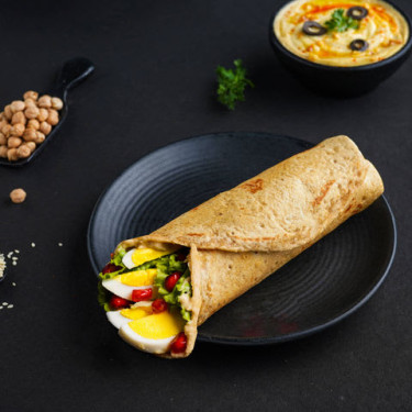 Egg Hummus Wrap