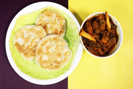 Bun Parotta Mutton Kuzhambu