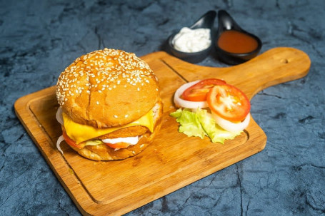 Spicy Paneer Delight Burger