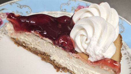 Ny Style Cheesecake With Cherry Topping