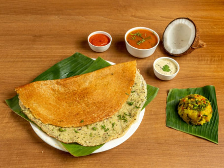 Coconut Chutney Masala Dosa