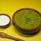 Palak Dal Khichdi With Curd