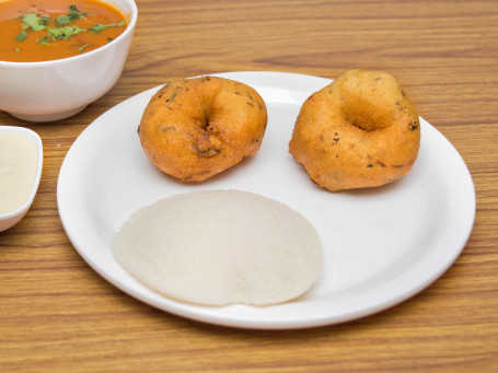 Idli (1 Pc) Vada (2 Pcs)