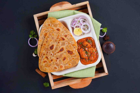 Røget Butter Chicken Paratha Madpakke